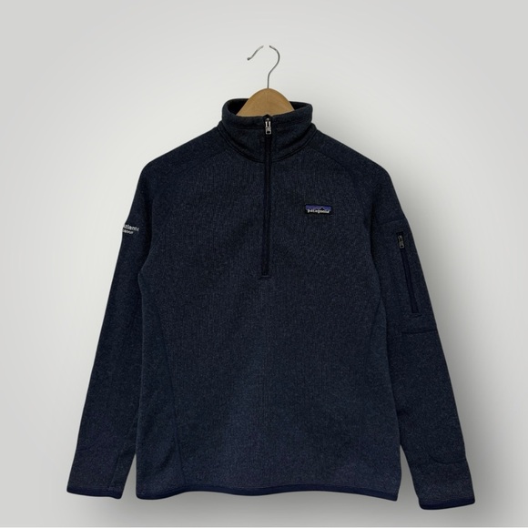 PATAGONIA Better Sweater 1/4-Zip Fleece Blue Sz Small - Picture 2 of 12
